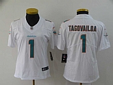 Women Nike Dolphins 1 Tua Tagovailoa White 2020 NFL Draft First Round Pick Vapor Untouchable Limited Jersey,baseball caps,new era cap wholesale,wholesale hats